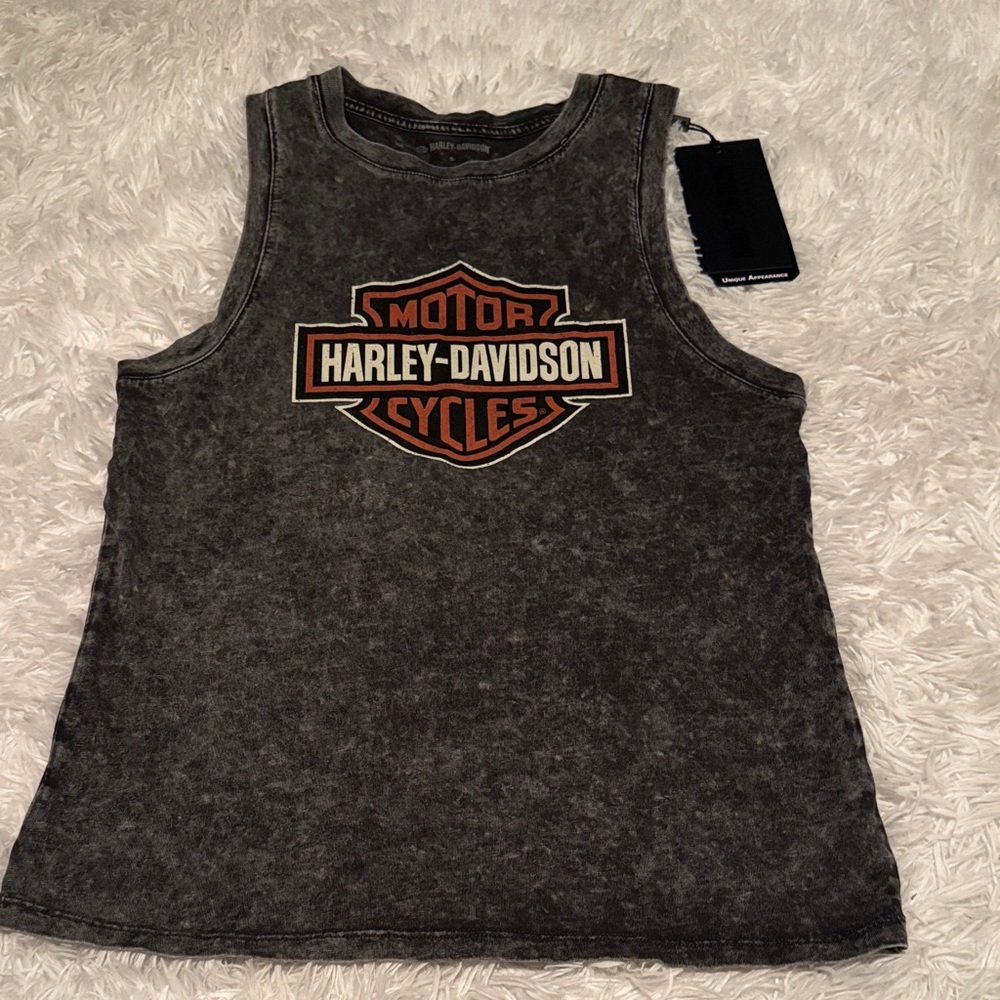 Harley-Davidson Black Womens Tank Top
